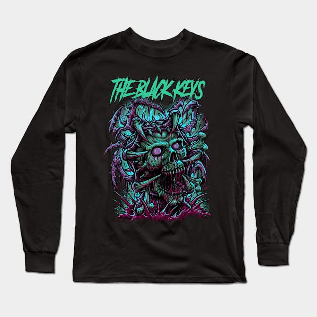 BLACK KEYS BAND Long Sleeve T-Shirt by Angelic Cyberpunk